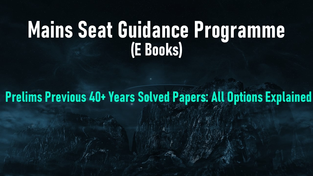 MSGP Mains Seat Guarantee Programme E Books by Synopsis IAS - 4th Edition - Validity 2024